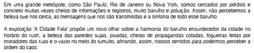 rioecultura : EXPO A cidade Fala [Tinho]