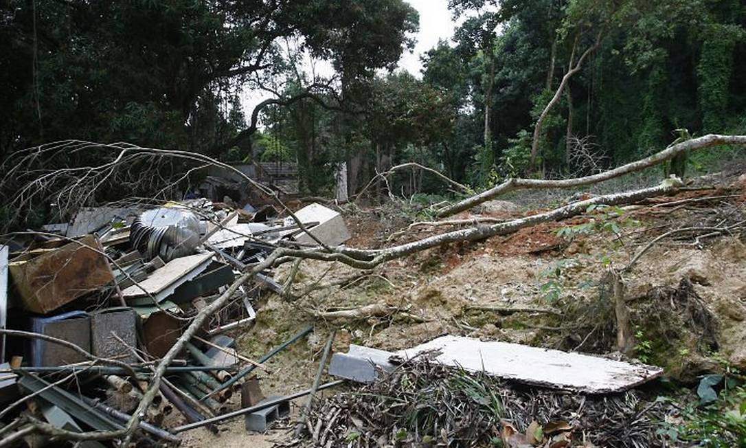 Catastrofe no Parque lage - Foto: O Globo